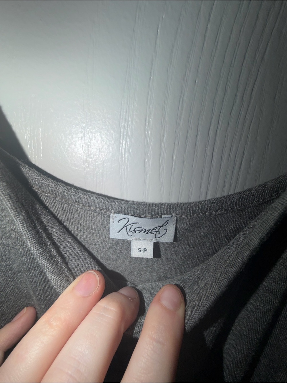 Kismet Heather Gray Scoop Neck Tee
